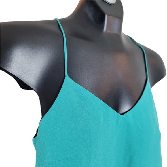 Dynamite Tank Top Teal V Neck - Picture 3 of 6